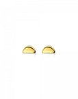 Zinzi zilveren oorknoppen geel verguld glad halve maan 6mm ZIO1379G, exclusief en kwalitatief hoogwaardig. Ontdek nu!