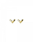 Zinzi zilveren oorknoppen geel verguld glad V-vorm 7mm ZIO1380G, exclusief en kwalitatief hoogwaardig. Ontdek nu!