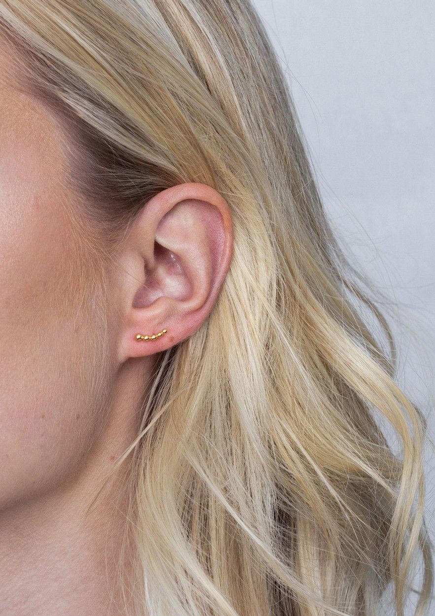 ZINZI Verguld Zilveren Oorknoppen 10mm geel oorbellen - ZIO2090G