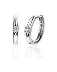 Zinzi zilveren oorringen 13x2mm rond wit ZIO2224, exclusief en kwalitatief hoogwaardig. Ontdek nu!