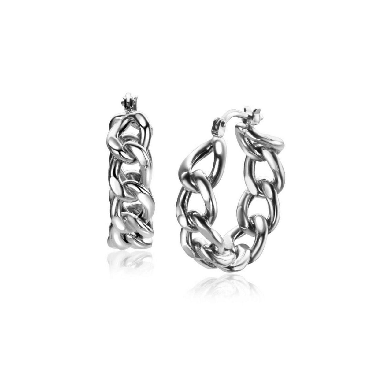 ZINZI Zilveren Oorbellen 23mm - ZIO2335