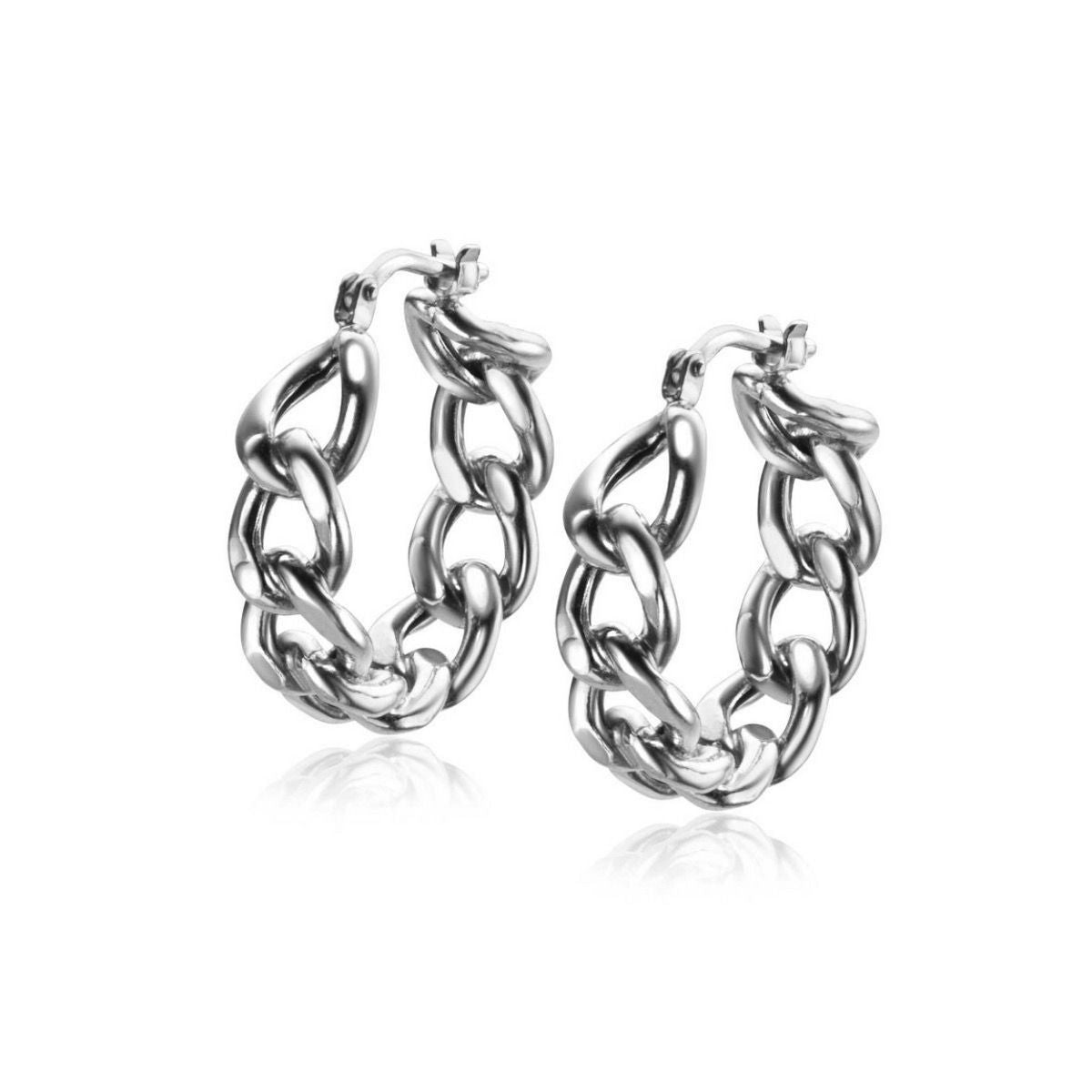 ZINZI Zilveren Oorbellen 23mm - ZIO2335