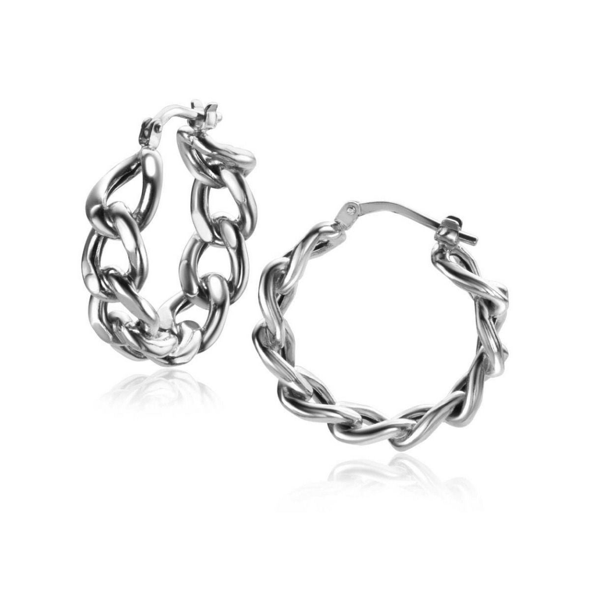 ZINZI Zilveren Oorbellen 23mm - ZIO2335