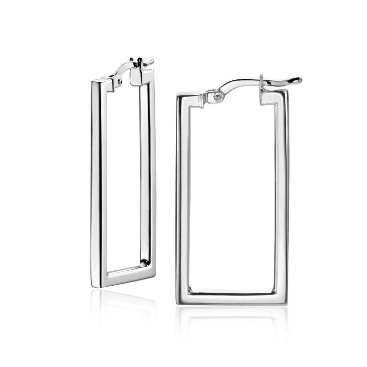 ZINZI Zilveren Oorbellen 30mm - ZIO2337