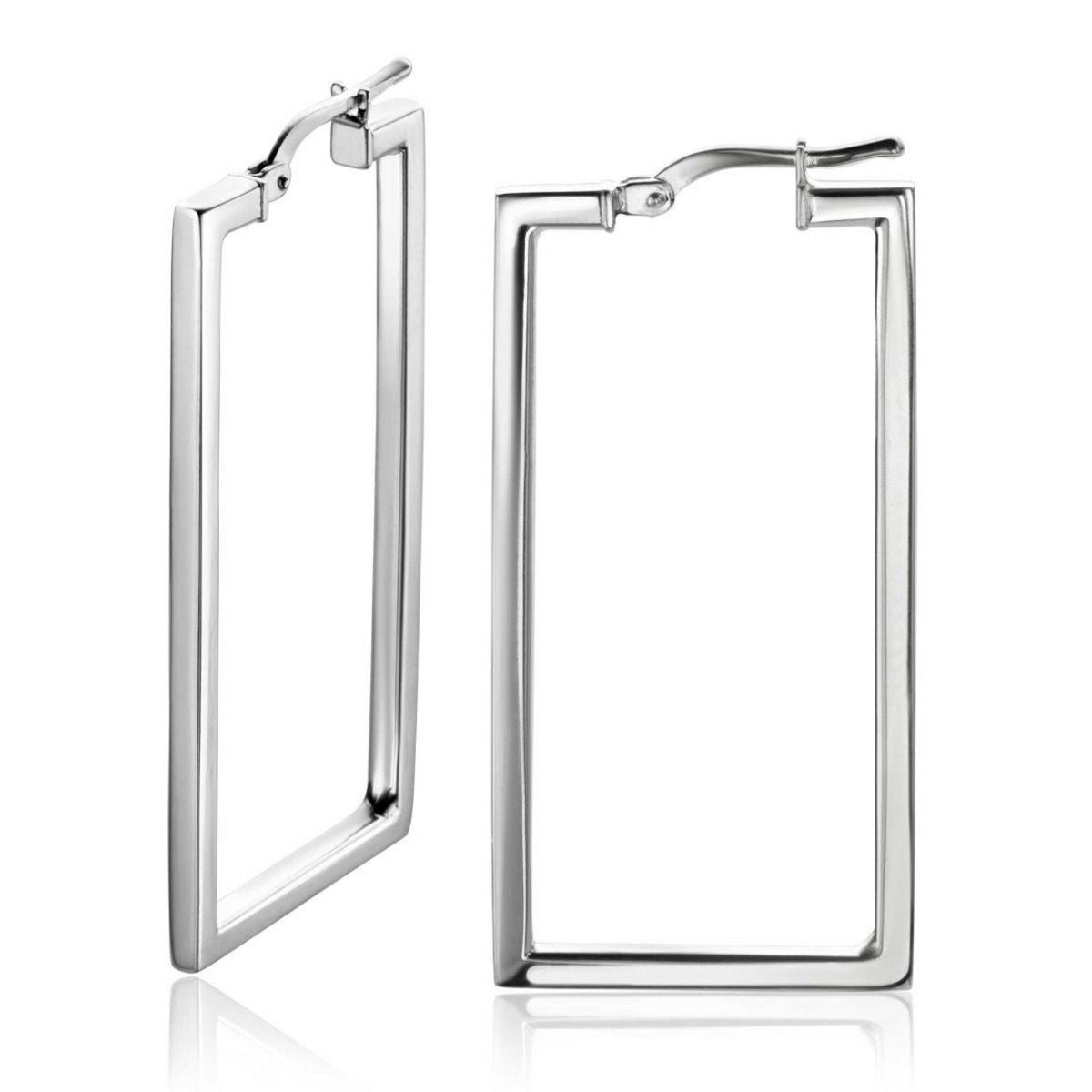 ZINZI Zilveren Oorbellen 40mm - ZIO2337L