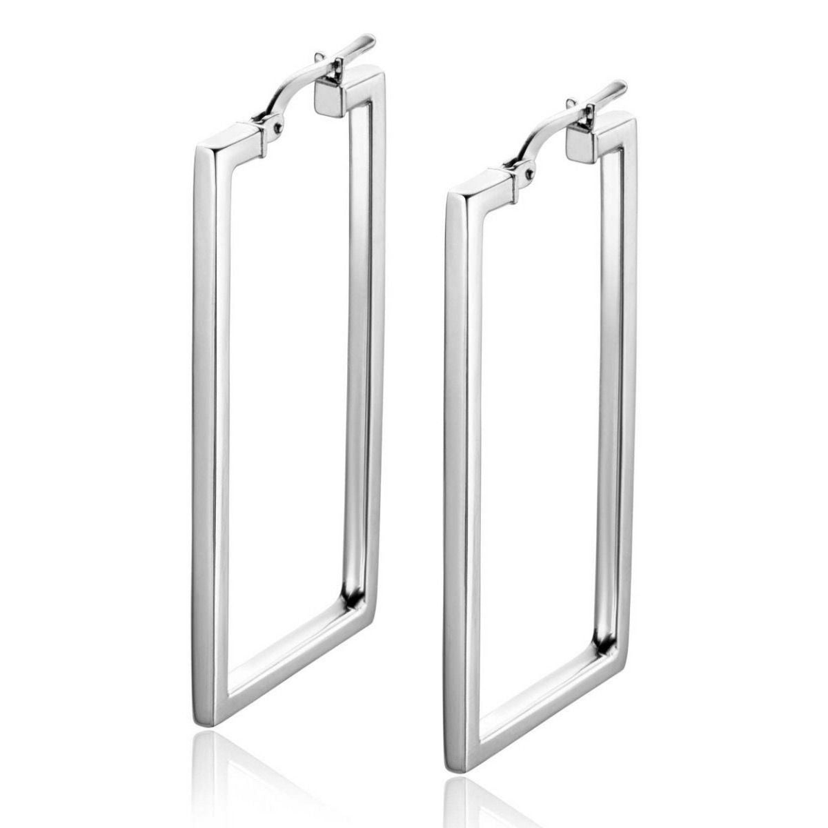 ZINZI Zilveren Oorbellen 40mm - ZIO2337L