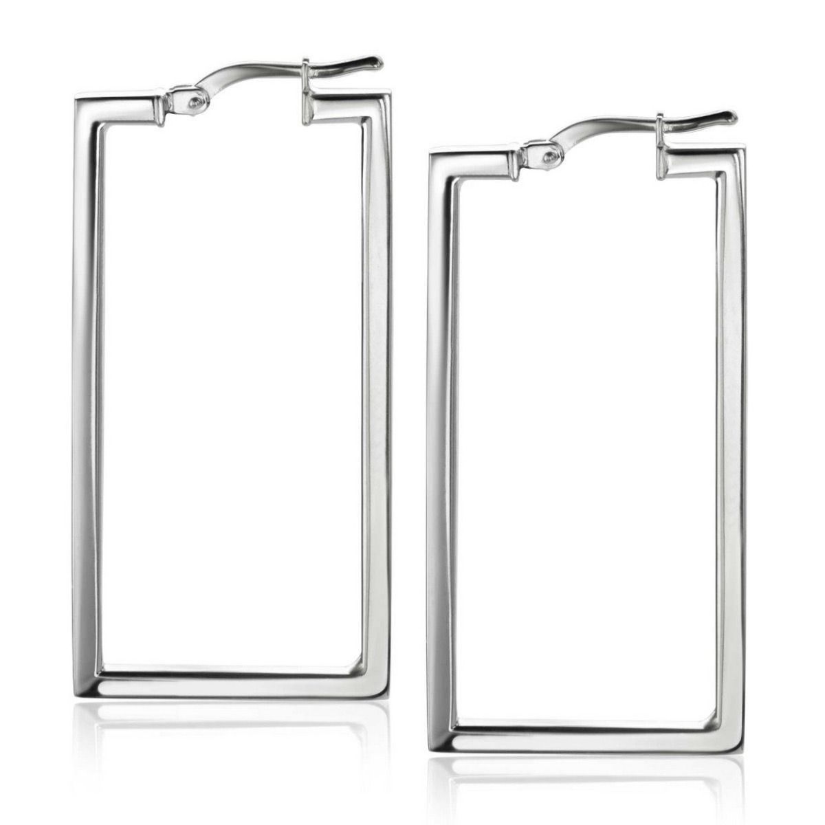 ZINZI Zilveren Oorbellen 40mm - ZIO2337L