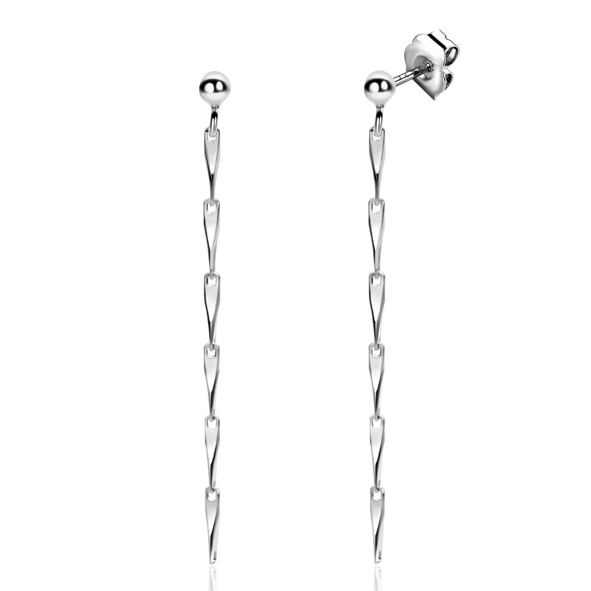 ZINZI Zilveren Oorbellen oorhangers - ZIO2414