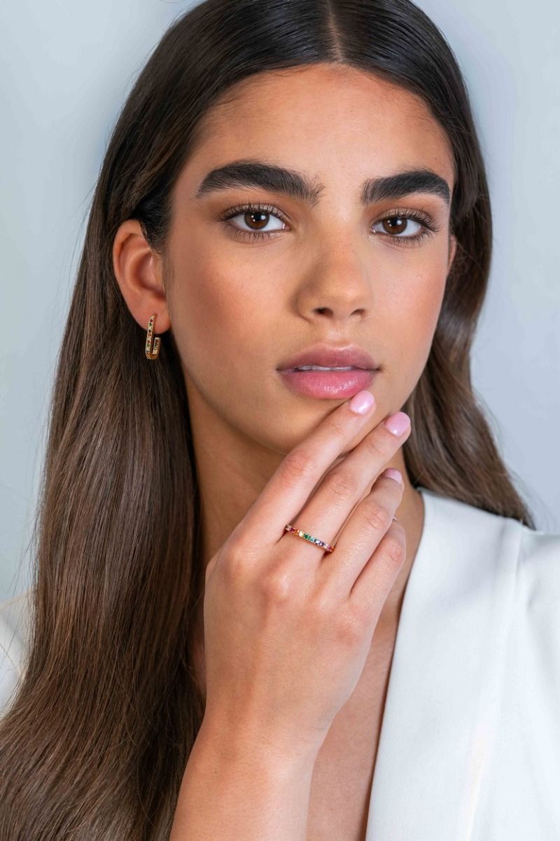 ZINZI Verguld Zilveren Ring - ZIR2170
