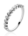 Zinzi zilveren ring slagmodel witte zirkonia ZIR2177, exclusief en kwalitatief hoogwaardig. Ontdek nu!