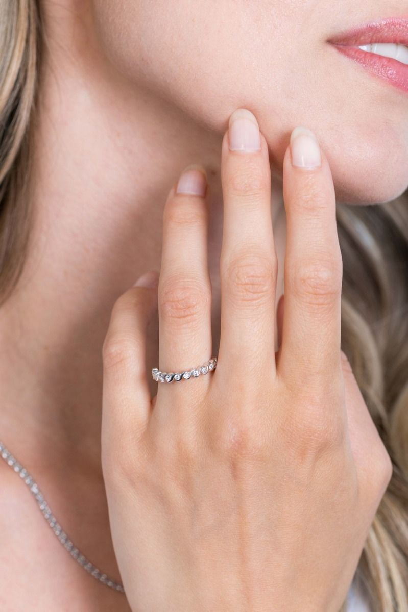 ZINZI Zilveren Ring met Witte Zirkonia - ZIR2177