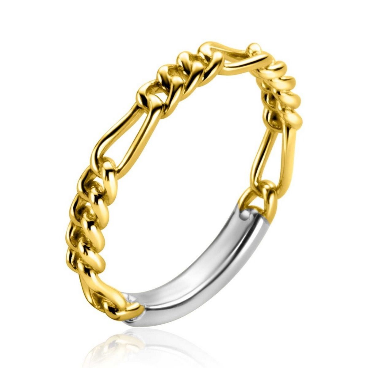 ZINZI Verguld Zilveren Ring - ZIR2291G