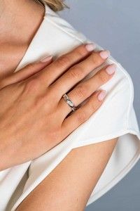 ZINZI Zilveren Ring met Witte Zirkonia - ZIR2295