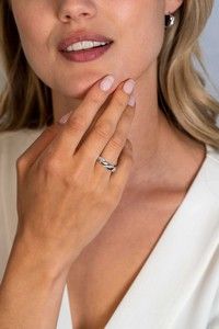 ZINZI Zilveren Ring met Witte Zirkonia - ZIR2295