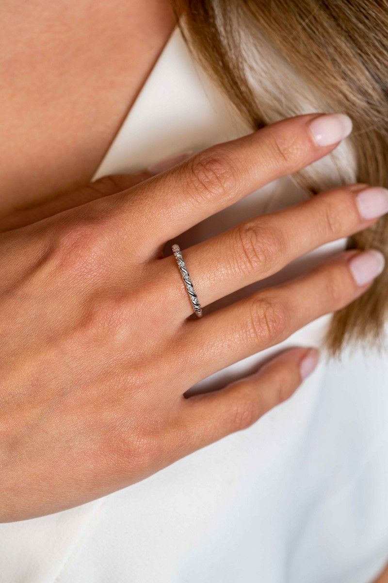 ZINZI Zilveren Ring met Witte Zirkonia - ZIR2320