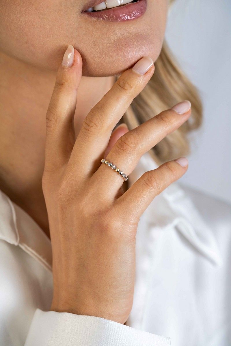 ZINZI Zilveren Ring met Witte Zirkonia - ZIR2393