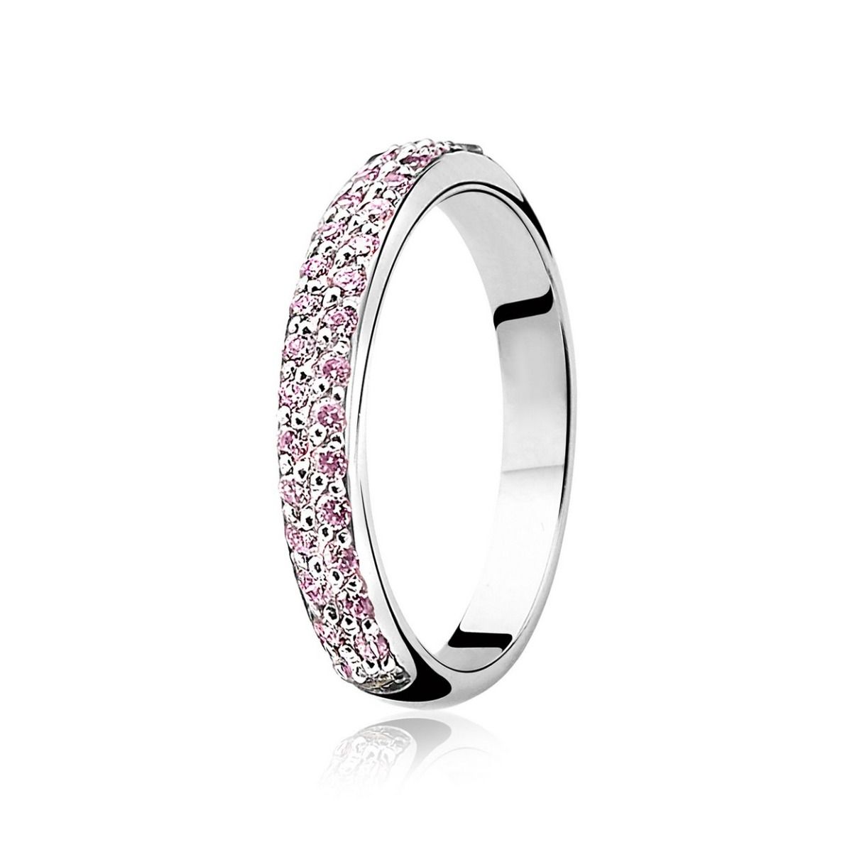 ZINZI Zilveren Ring roze - ZIR881F-54