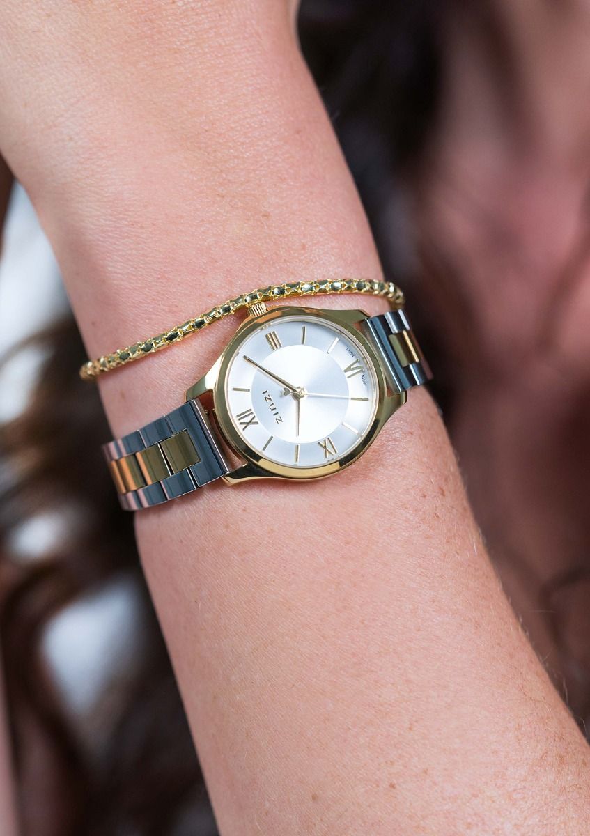 ZINZI Horloge 30mm goudkleurig - ZIW1233