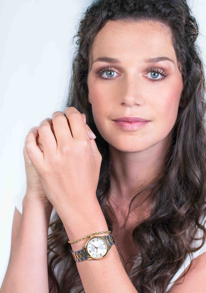 ZINZI Horloge 30mm goudkleurig - ZIW1233