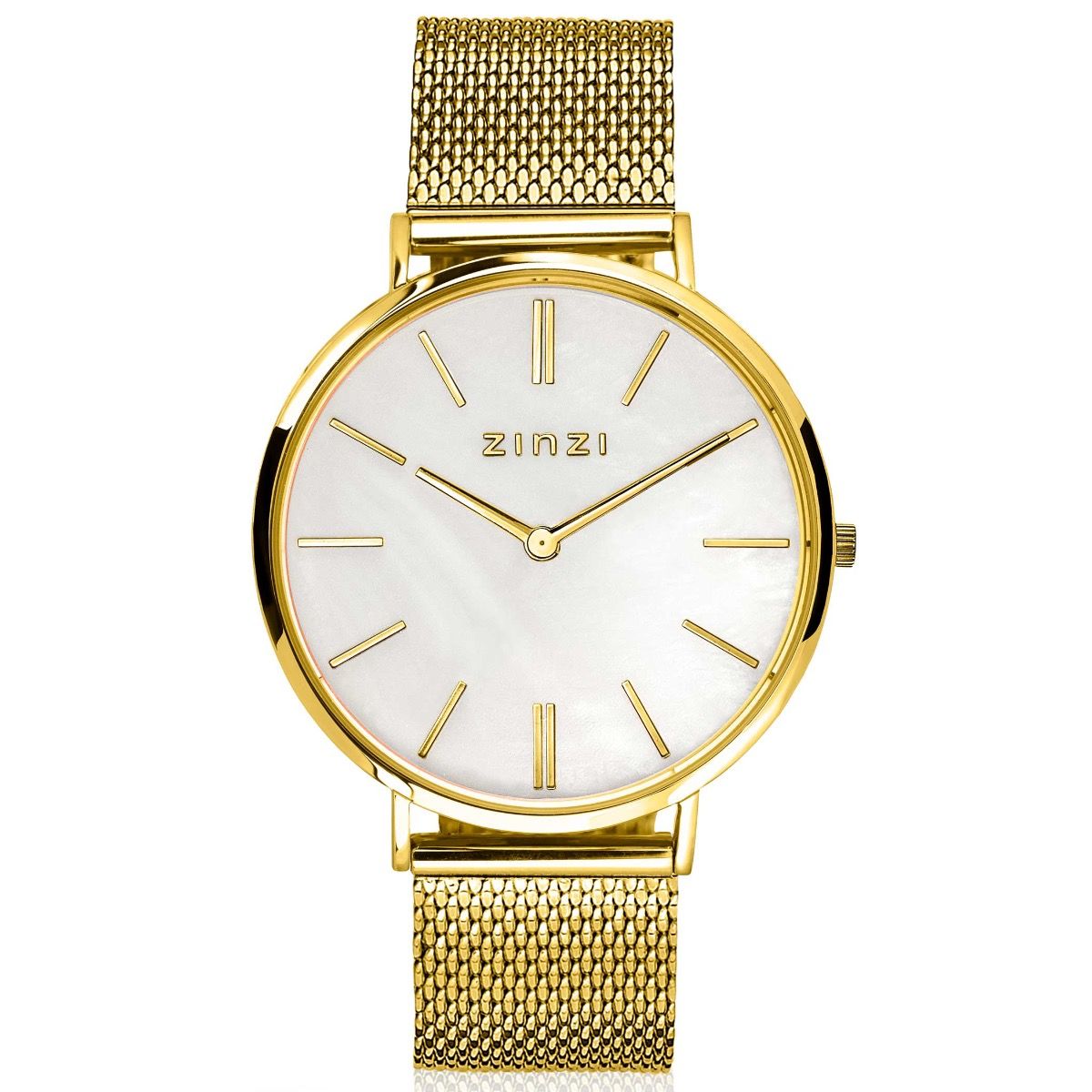 ZINZI Horloge 38 mm wit - ZIW448M