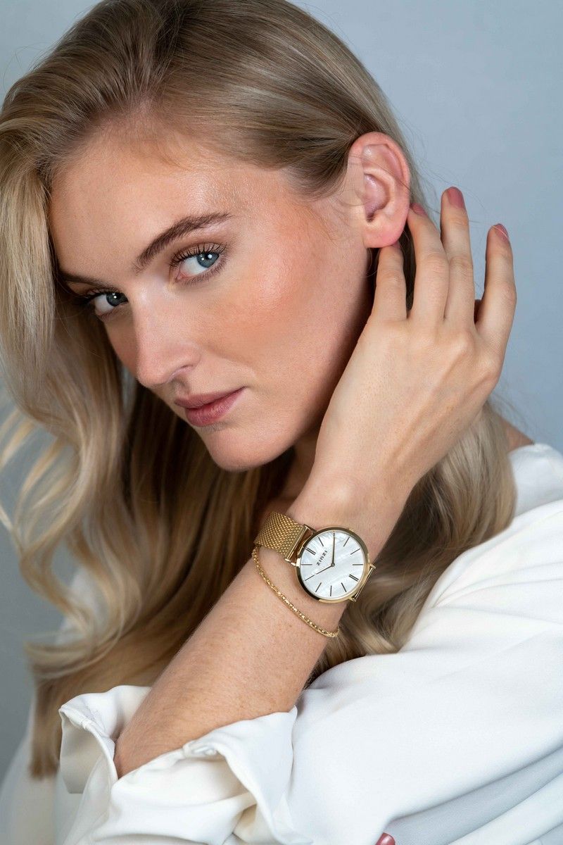 ZINZI Horloge 38 mm wit - ZIW448M
