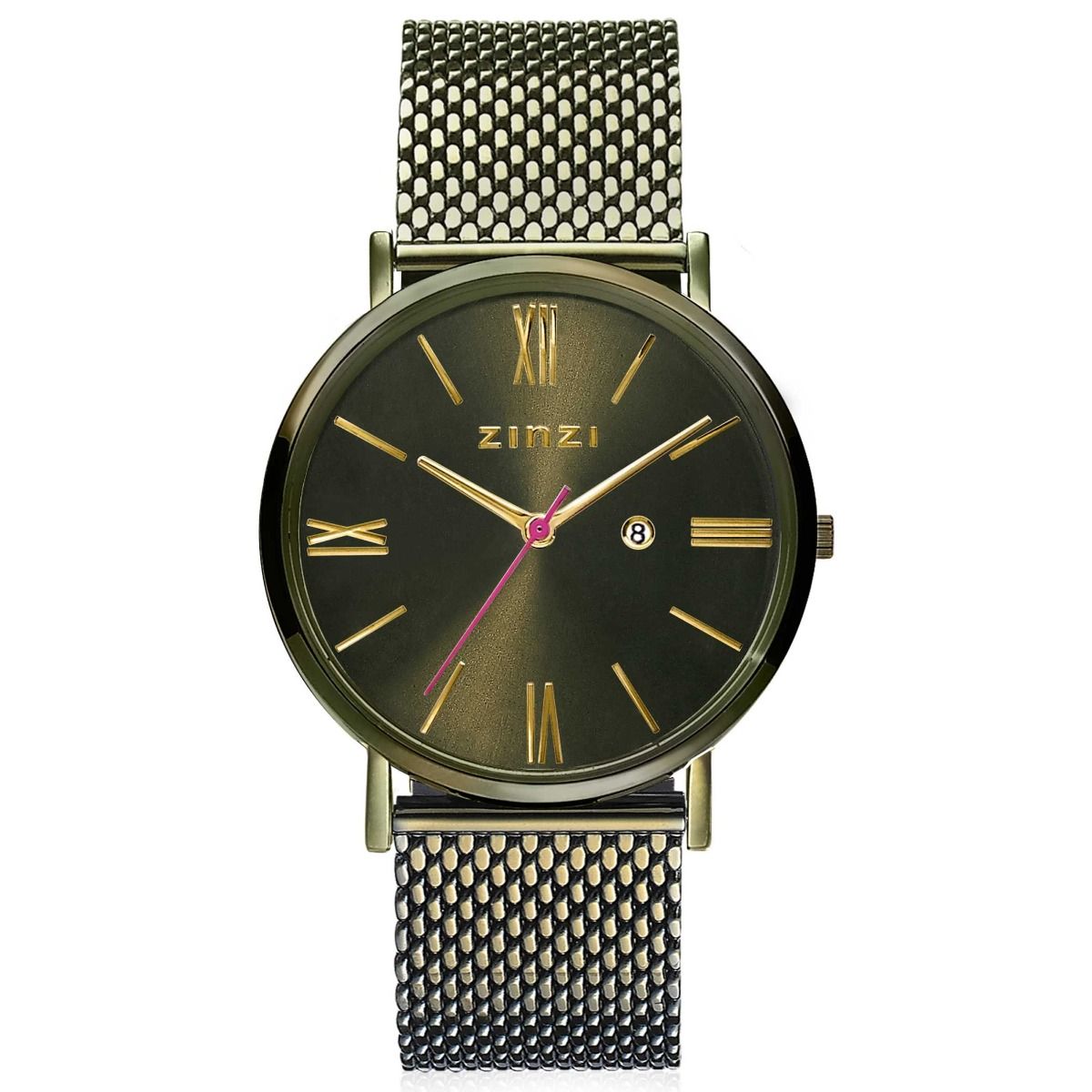 ZINZI Horloge 34mm groen - ZIW544M
