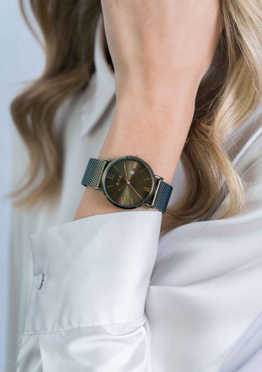 ZINZI Horloge 34mm groen - ZIW544M
