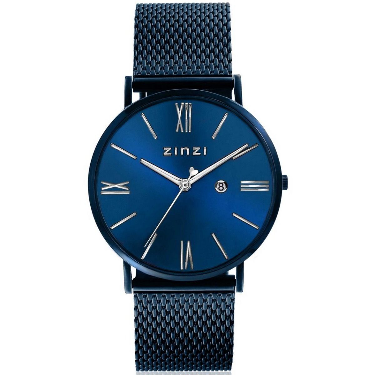 ZINZI Horloge 34mm blauw - ZIW551M