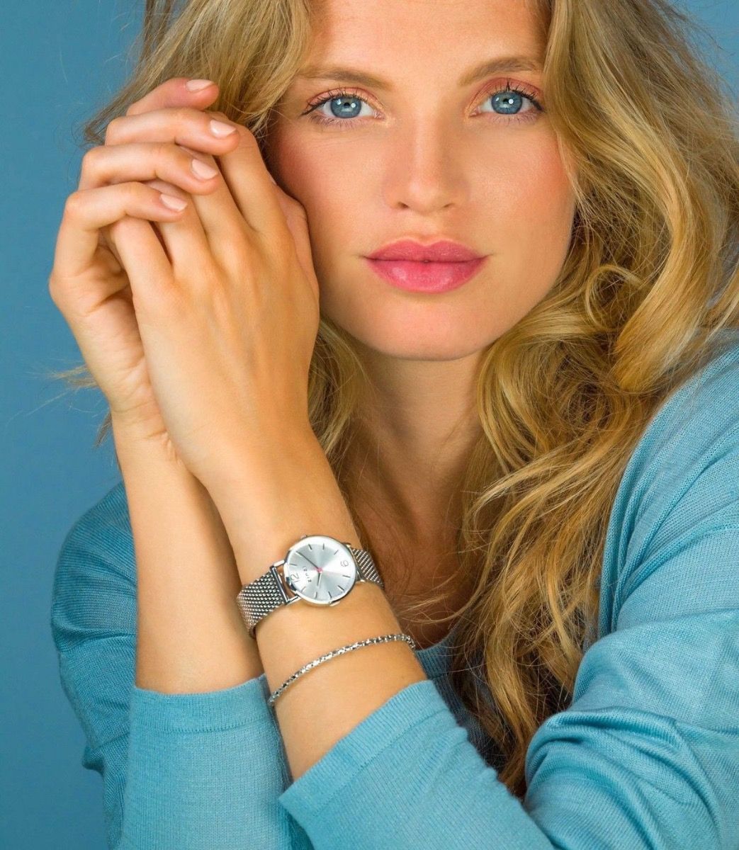 ZINZI Horloge 28mm zilverkleurig - ZIW602M