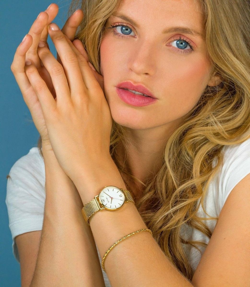 ZINZI Horloge 28mm wit - ZIW607M