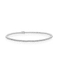 Sparkling Jewels Armband Crystal Tube Silver Multi CZ SB-S-3MM-TB06