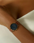 Rosefield horloge WBCLG-W96 West Village Cognac Black MOP Gold - PansiteNederland.nl