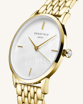 Rosefield horloge RMGSG-R01 Pearl Edit Gold - PansiteNederland.nl