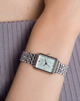Rosefield horloge OGGSS-O72 Octagon XS Green MOP Steel Silver - PansiteNederland.nl