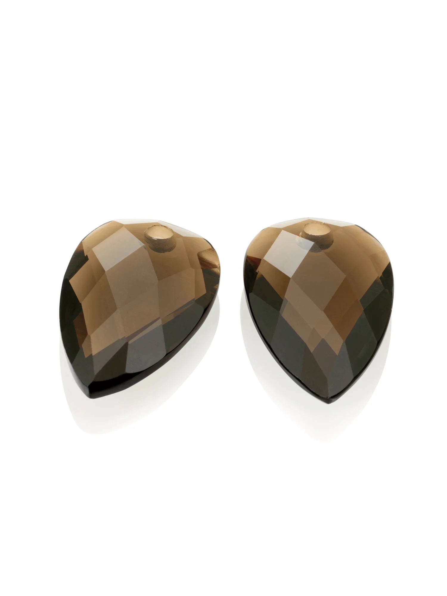 Sparkling Jewels Oorstenen Blossom Rookkwarts EAGEM23-BS