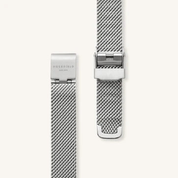 Rosefield horloge OWSMS-O74 The Octagon XS Mesh White Silver - PansiteNederland.nl