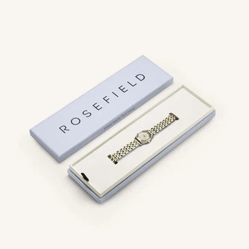 Rosefield horloge GWSSS-G03 Gemme White Steel Duotone Silver Gold - PansiteNederland.nl