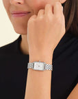 Rosefield horloge OWGSS-O63 Octagon XS White Sunray Steel Silver - PansiteNederland.nl