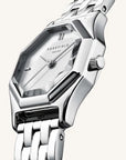 Rosefield horloge GWSSS-G04 Gemme White Steel Silver - PansiteNederland.nl
