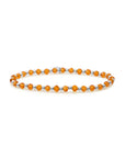 Sparkling Jewels Armband Citrine Quartz Interstellar - Silver 3mm SB-GEM38-3MM-MIX