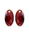 Sparkling Jewels  Oorstenen | Large Leaf - Ruby Quartz EAGEM50-FCLF-L