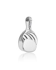 Sparkling Jewels Hanger Uneven Silver CZ PENS29