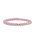 Sparkling Jewels Armband Pink Opalite Saturn Large Gold 6mm SBG-GEM66-ADD-6MM
