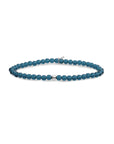 Sparkling Jewels Armband Ocean Topaz Quartz Saturn Small Silver 4mm SB-GEM67-ADD-4MM