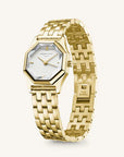 Rosefield horloge GWGSG-G02 Gemme White Steel Gold - PansiteNederland.nl