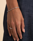 Sparkling Jewels Armband Tennis Round Multi CZ Silver Small LK-TBS-02-S-MULTI02