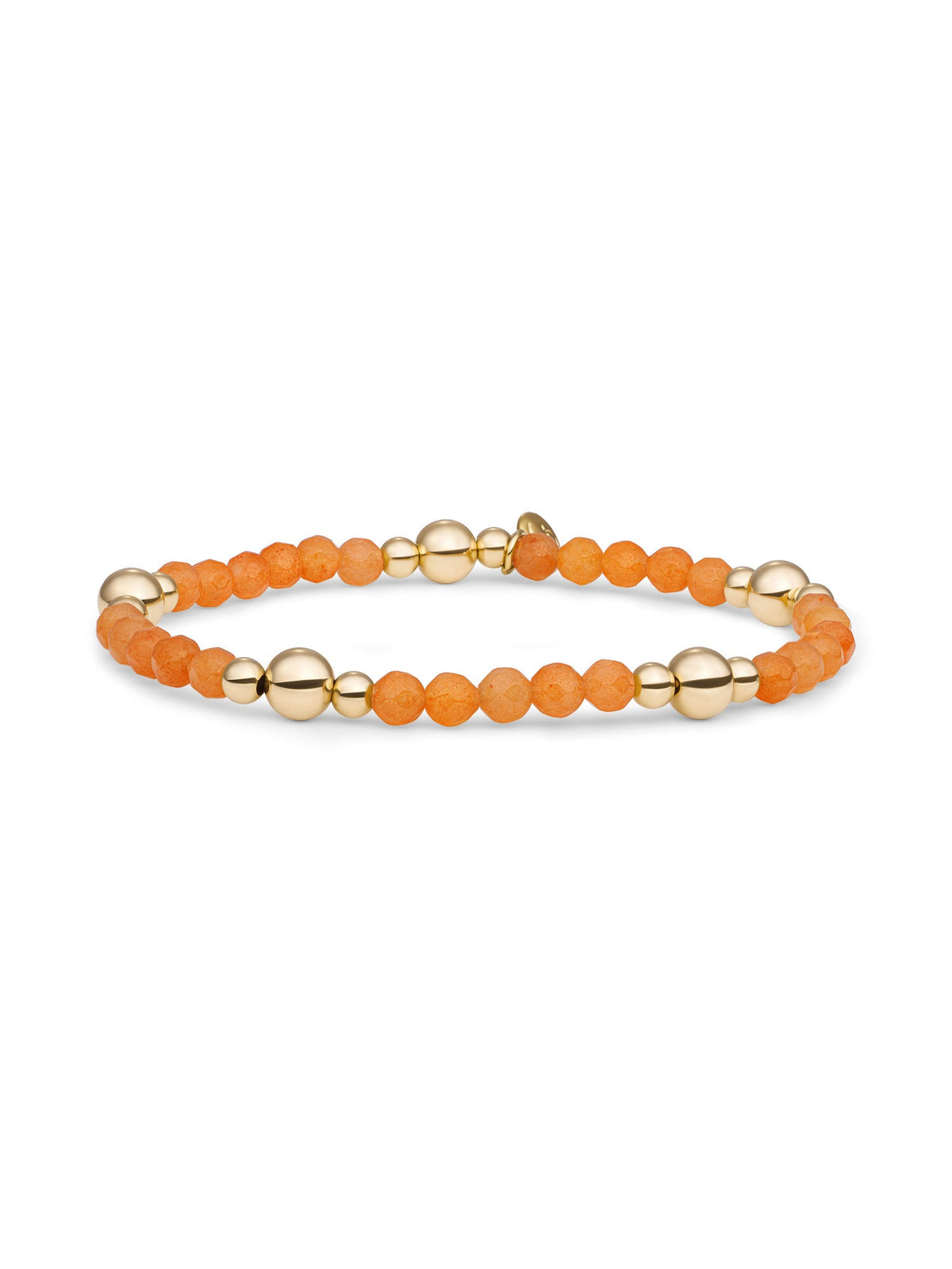 Sparkling Jewels Armband Bold Mix Rode Aventurijn BLK01G-G28 Goudkleurig