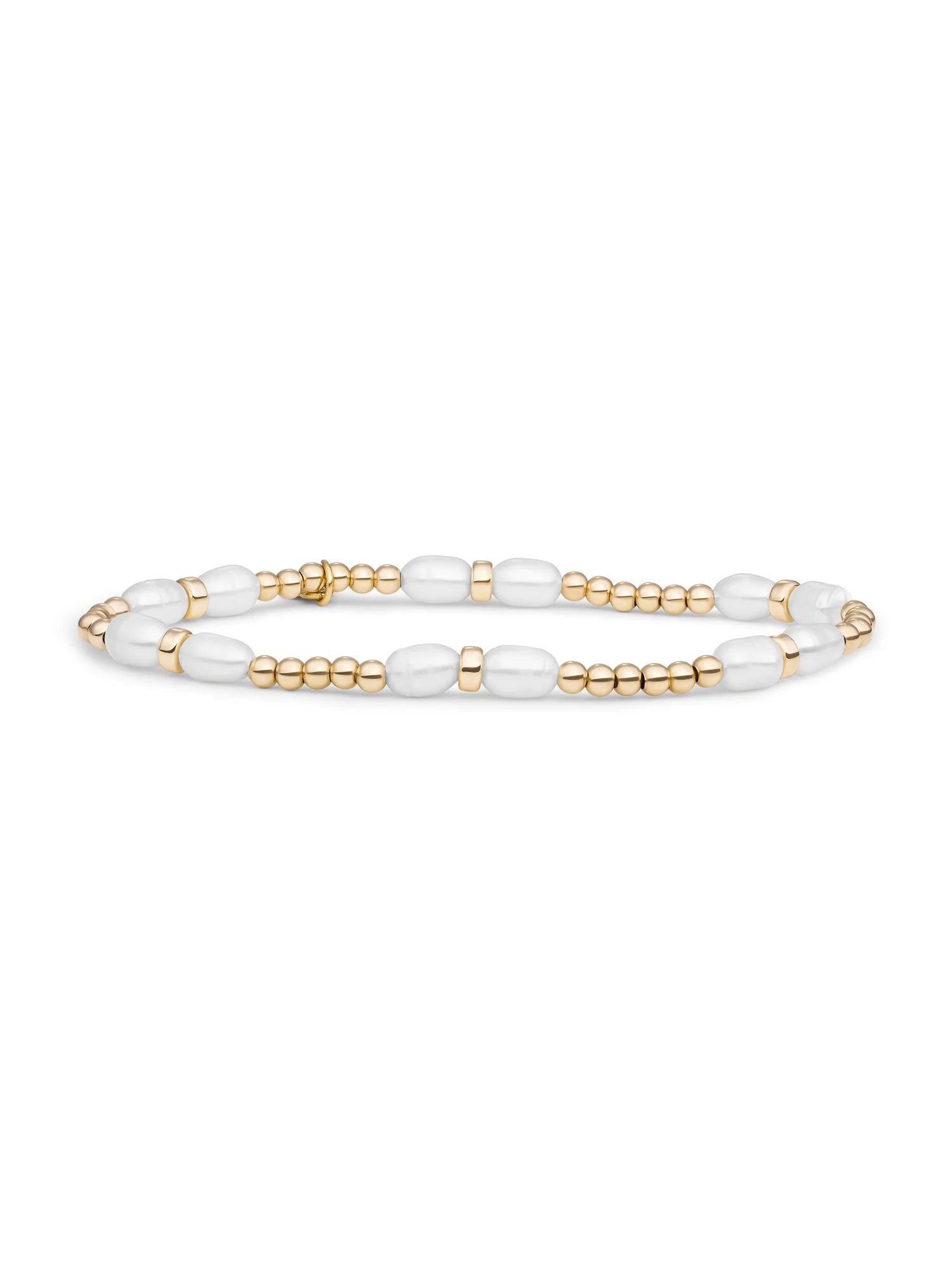 Sparkling Jewels Armband Parel SBG-PEARL-MIX-DBFCTRDL Goudkleurig