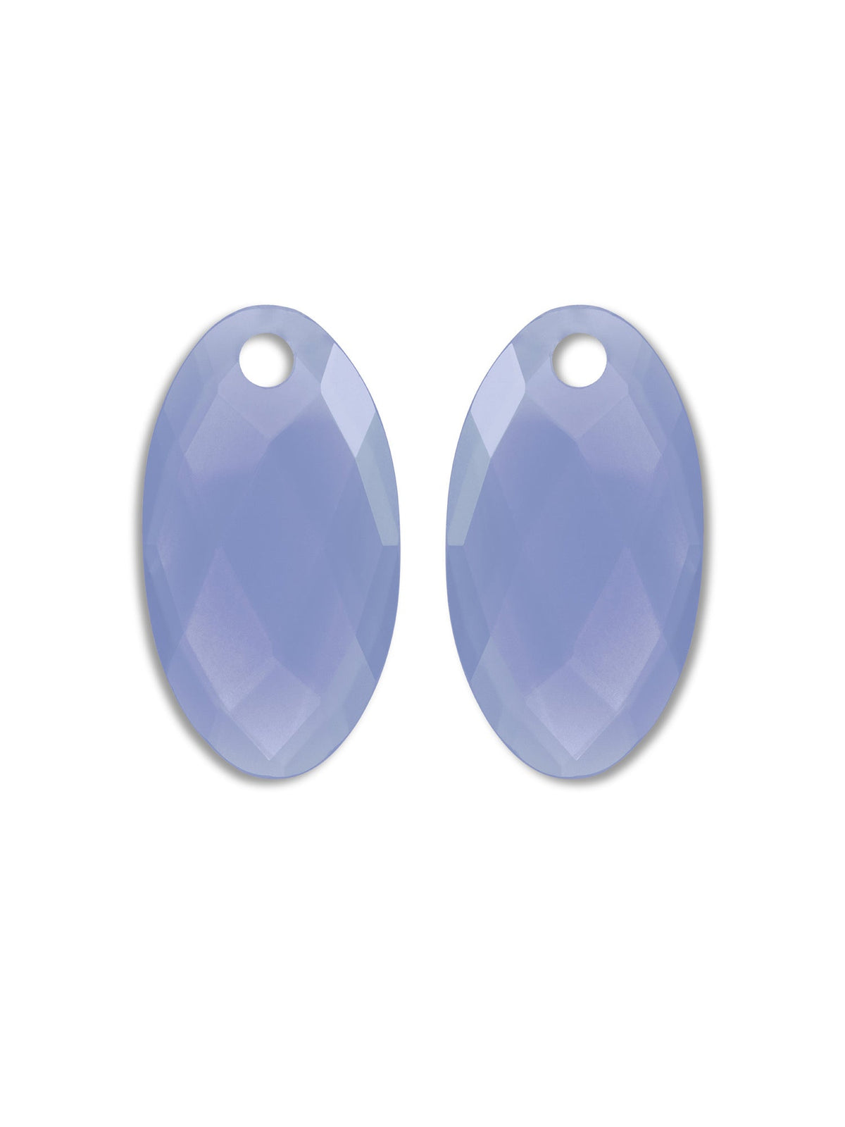 Sparkling Jewels Oorstenen Large Leaf Milky Blue Jade EAGEM68-FCLF-L