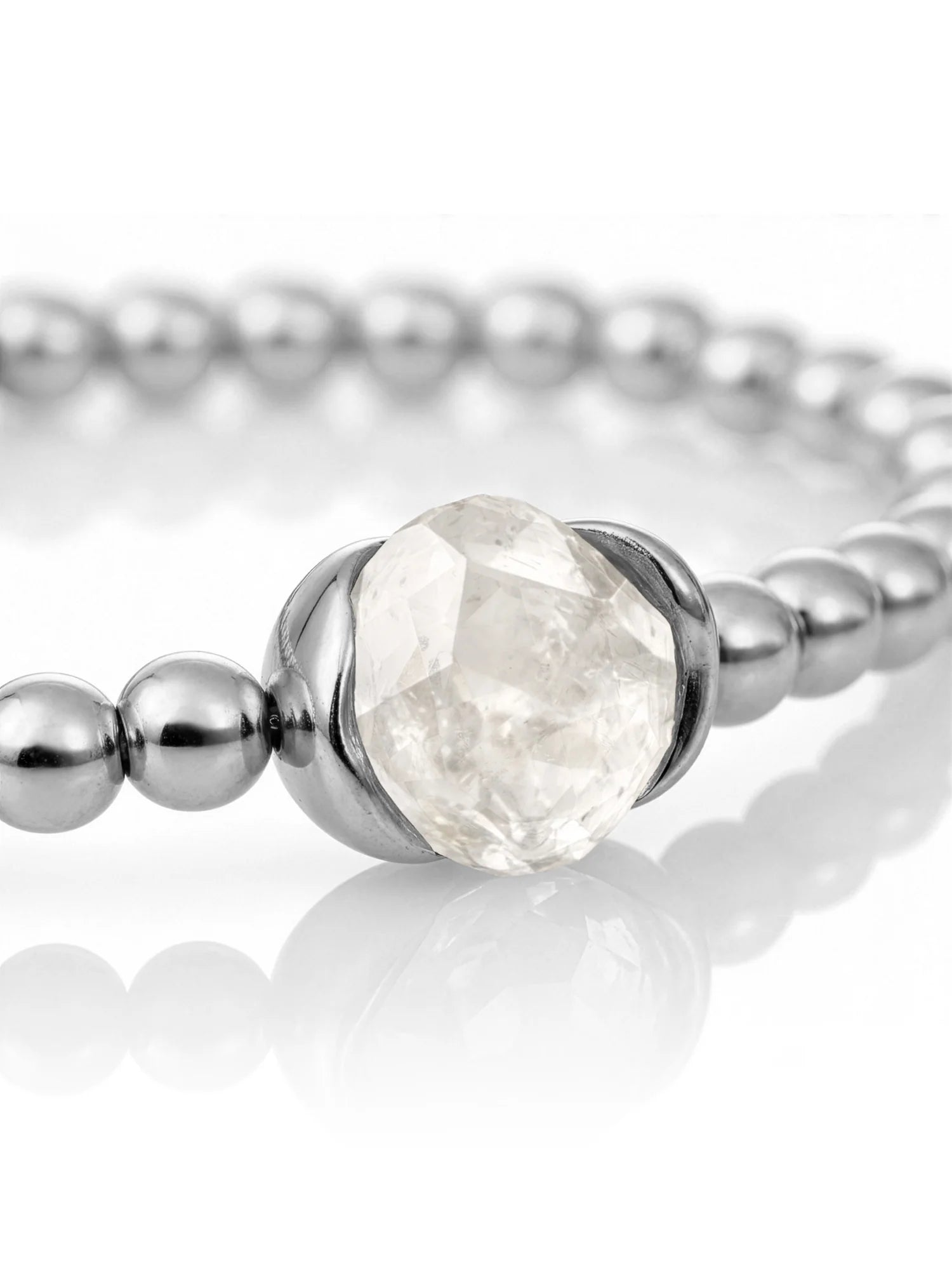 Limited Edition Alpe armband met ruw bergkristal (Mountain Crystal) ter ondersteuning van Alpe d'HuZes